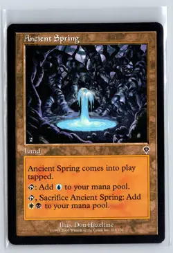 ANCIENT SPRING - MTG Magic the Gathering Card - Invasion - Common - Image 1