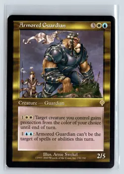 ARMORED GUARDIAN - MTG Magic the Gathering Card - Invasion - Rare - Image 1
