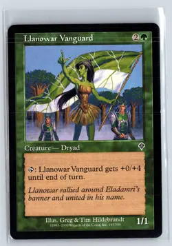 LLANOWAR VANGUARD - MTG Magic the Gathering Card - Invasion - Common - Image 1
