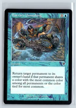 BARRIN'S UNMAKING - MTG Magic the Gathering Card - Invasion - Common - Image 1