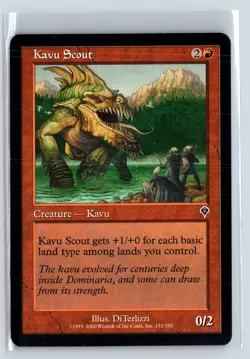KAVU SCOUT - MTG Magic the Gathering Card - Invasion - Common - Image 1