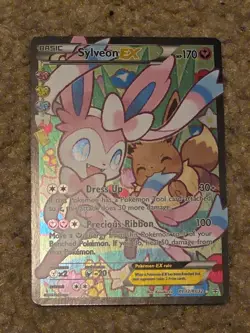 Sylveon EX RC32/RC32 (Full Art) Ultra Rare Holo Radiant Collection - Image 1