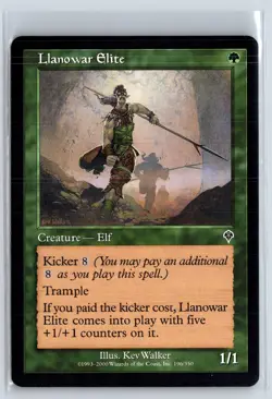 LLANOWAR ELITE - MTG Magic the Gathering Card - Invasion - Common - Image 1