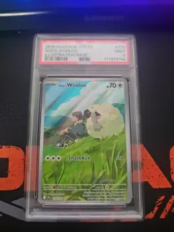Hop's Wooloo 170/159 NM Illustration Rare Sv: Journey Together Pokemon TCG PSA 9 - Image 1
