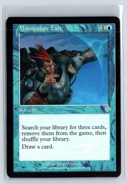 MANIPULATE FATE - MTG Magic the Gathering Card - Invasion - Uncommon - Image 1
