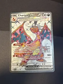 Pokemon Card TCG - Charizard ex SVP 056 Black Star Promo Scarlet & Violet NM - Image 1