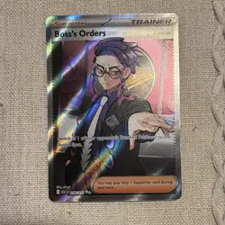 Pokemon Boss's Orders Full Art Holo Trainer-Supporter ASC 256/217 Card - Image 1