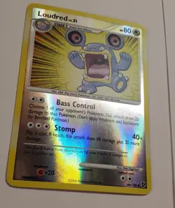 Loudred 44/106 Great Encounters Reverse Holo Pokemon Card 2008 NM - Image 2