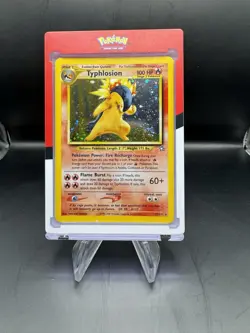 SWIRL Typhlosion 17/111 - Neo Genesis Unlimited Holo - Pokemon Card NM/LP - Image 1