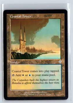 COASTAL TOWER - MTG Magic the Gathering Card - Invasion - Uncommon - Image 1