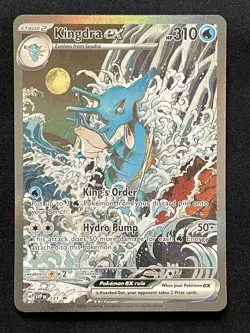 Kingdra EX SVP 131 Scarlet & Violet Promo Pokemon Card - Image 1