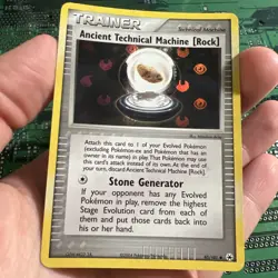 Ancient Technical Machine Rock 85/101 Holo Hidden Legends Pokemon Card Trainer - Image 2