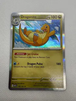 Dragonite Holo Rare Dragon Type Sv Scarlet & Violet 151 Pokemon TCG Card 149/165 - Image 1