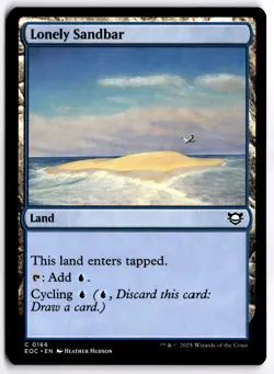 Lonely Sandbar NM EOC Commander: Edge of Eternities MTG - Image 1