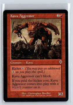 KAVU AGGRESSOR - MTG Magic the Gathering Card - Invasion - Common - Image 1