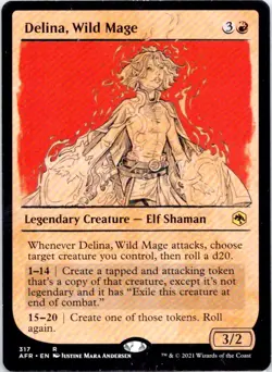 Delina, Wild Mage (Showcase) | Normal | AFR | 317 | NM | Justine Mara Andersen - Image 1