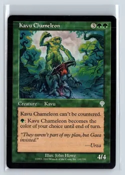 KAVU CHAMELEON - MTG Magic the Gathering Card - Invasion - Uncommon - Image 1