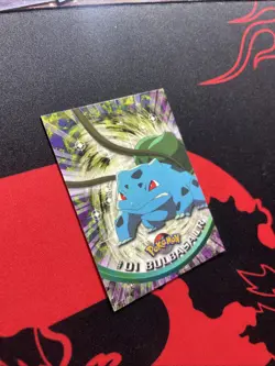 Pokemon TCG Bulbasaur #1 Topps 1999 TV Animation Edition (Non Holo). - Image 3