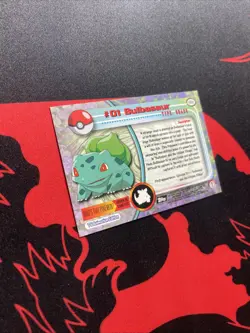 Pokemon TCG Bulbasaur #1 Topps 1999 TV Animation Edition (Non Holo). - Image 5