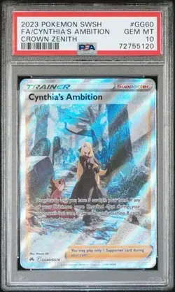 2023 Pokemon SWSH Cynthia's Ambition Galarian Gallery #GG60/GG70 PSA 10 GEM MINT - Image 1
