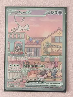 Pokemon Mew Ex 053 Scarlet Violet 151 Black Star Promo - Image 1
