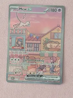 Pokemon Mew Ex 053 Scarlet Violet 151 Black Star Promo - Image 3