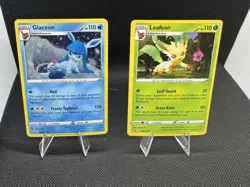 Eevee SWSH190 Leafeon SWSH191 & Glaceon SWSH192 NM Holo Lot Sword & Shield Promo - Image 1