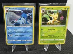Eevee SWSH190 Leafeon SWSH191 & Glaceon SWSH192 NM Holo Lot Sword & Shield Promo - Image 2