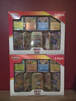 (Lot Of 2) Pokemon 151 Costco Mini Tin Bundle Factory Sealed - Image 1