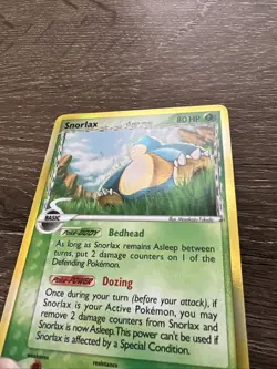 2006 POKEMON EX DRAGON FRONTIERS SNORLAX #10/101 RARE HOLO FOIL NM 10/101 - Image 4