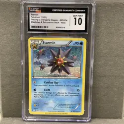 2023 Pokemon Classic Collection Starmie Blastoise & Suicune ex Deck CGC 10 NE - Image 1