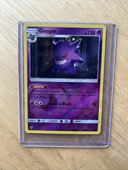 Pokemon Gengar 38/111 SM—Crimson Invasion Reverse Holo NM - Image 2