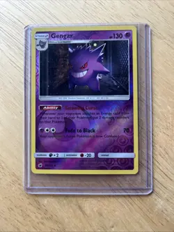Pokemon Gengar 38/111 SM—Crimson Invasion Reverse Holo NM - Image 3