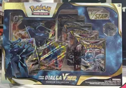 Pokemon TCG: Dialga V Star Premium Collection (5 SWSH Packs) - Factory Sealed - Image 1
