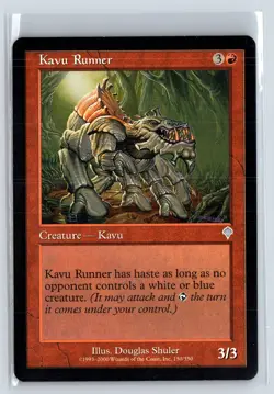 KAVU RUNNER - MTG Magic the Gathering Card - Invasion - Uncommon - Image 1
