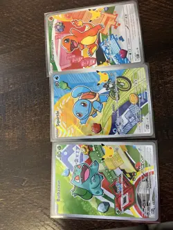 Pokemon TCG First Partner Illustration Collection Series 1 Kanto GEN 1 Starters - Image 2