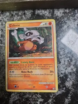 Pokemon TCG 2010 Cubone 60/102 HS Triumphant - Image 2
