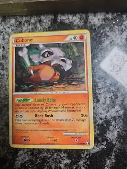 Pokemon TCG 2010 Cubone 60/102 HS Triumphant - Image 3