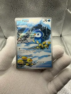 Piplup 098/094 Phantasmal Flames Pokemon TCG Full Art IR NM - Image 2