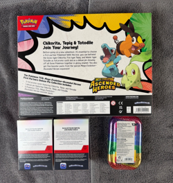 Pokemon TCG Sealed Lot Ascended Heroes Deluxe Pin Box 2 Prismatic Bundles Tin - Image 2