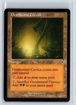 GEOTHERMAL CREVICE - MTG Magic the Gathering Card - Invasion - Common - Image 1