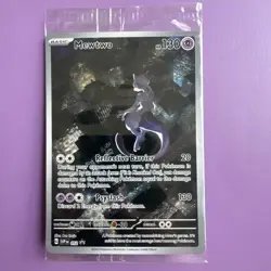 MewTwo SVP 052 Pokemon Scarlet & Violet 151 Black Star Sealed Promo - Image 1