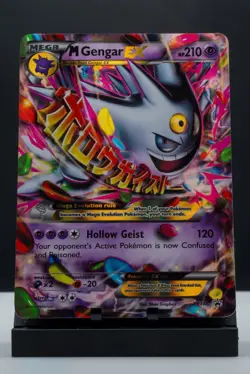 Pokemon XY M Mega Gengar EX XY166 Holo Black Star Promo LP-MP - Image 1