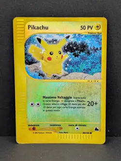 Pikachu 84/144 Skyridge Reverse Holo Rare Pokemon TCG Nintendo ITALIAN MP+ - Image 1