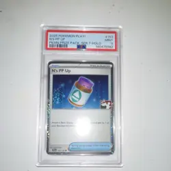 Pokemon 2025 N's PP Up 153/159 Prize Pack Series Holo Trainer PSA 9 - Image 2