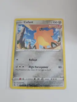 Pokemon Fusion Strike Cufant 191/264 REVERSE HOLO PACK FRESH NM - Image 1