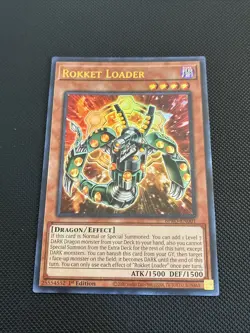Yugioh! | Rokket Loader (UR) BPRO-EN001 Burst Protocol Ultra Rare 1st Edition NM - Image 1