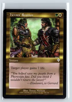 HEROES' REUNION - MTG Magic the Gathering Card - Invasion - Uncommon - Image 1