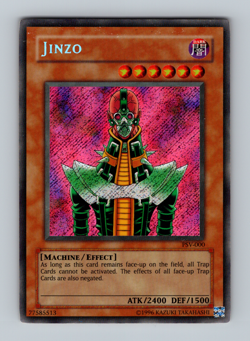 Jinzo PSV Light Play Original Print Unlimited LP Secret Rare Yugioh 2002 - Image 1