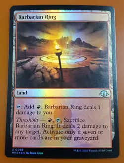 1x Barbarian Ring | FOIL | Modern Horizons 3 | MTG Magic Cards - Image 1